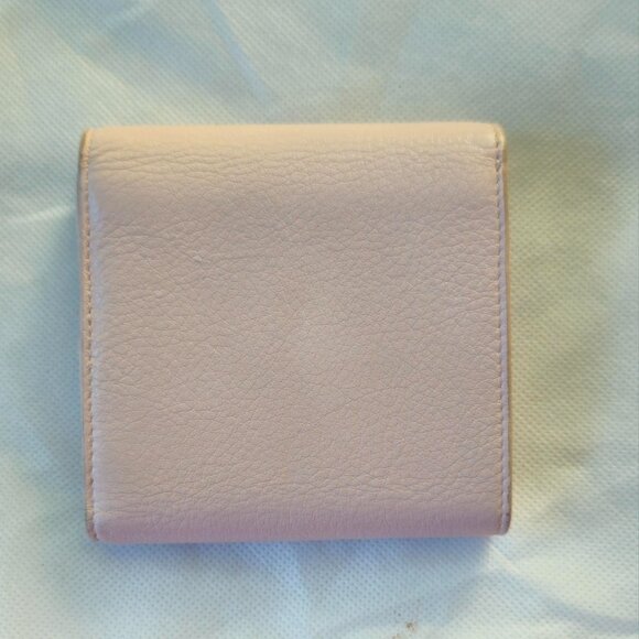 Two Balenciaga Blush Papier Mini + Tan mini mini Papier Leather Wallets - Picture 3 of 11